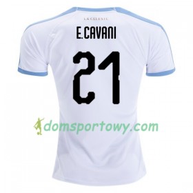Koszulka Urugwaj Edinson Cavani 21 Wyjazdowe Koszulki Piłkarskie 2019 Copa América Krótki Rękaw